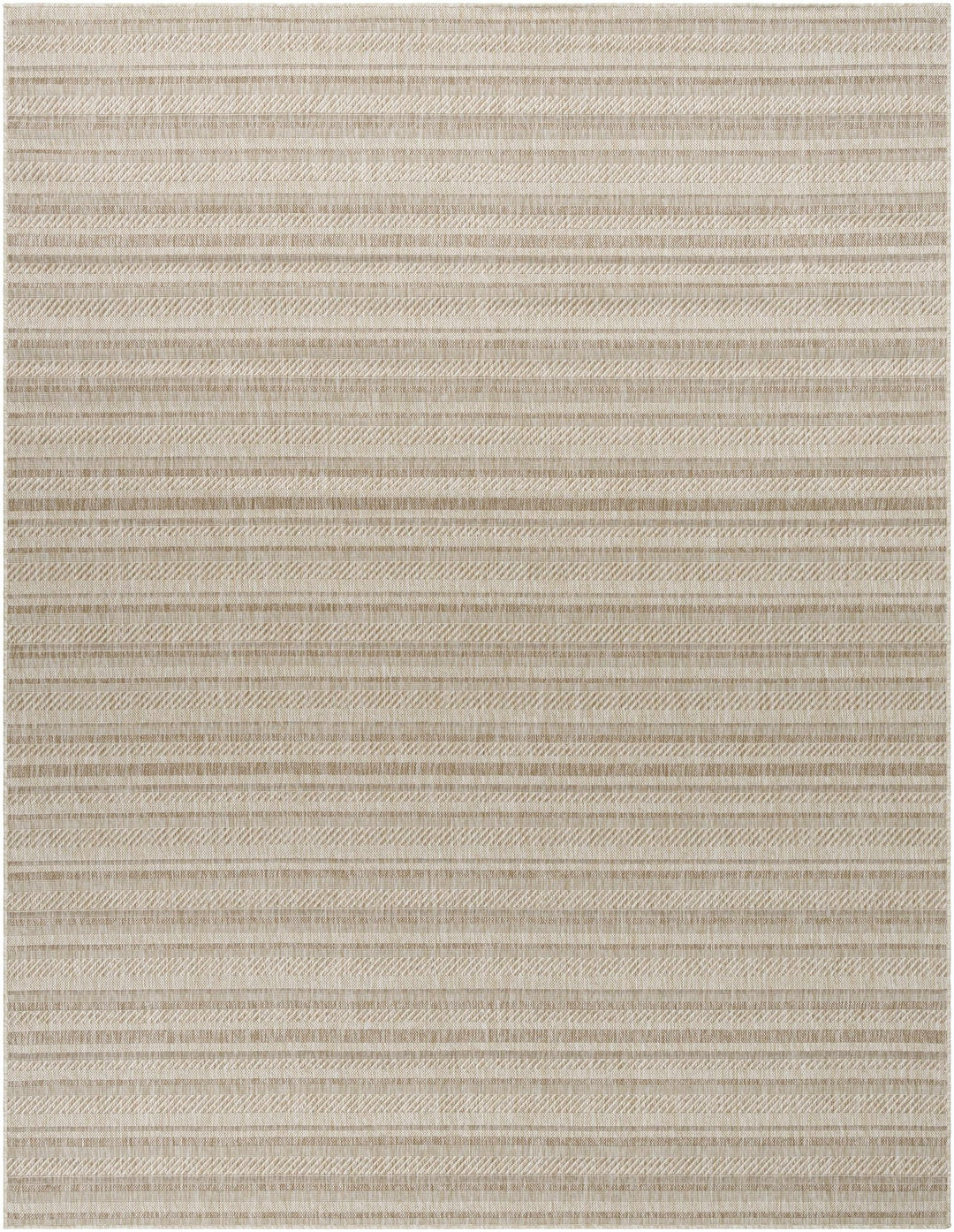 Sultanhisar Contemporary Style Beige Outdoor Area Rug - The Rug Decor
