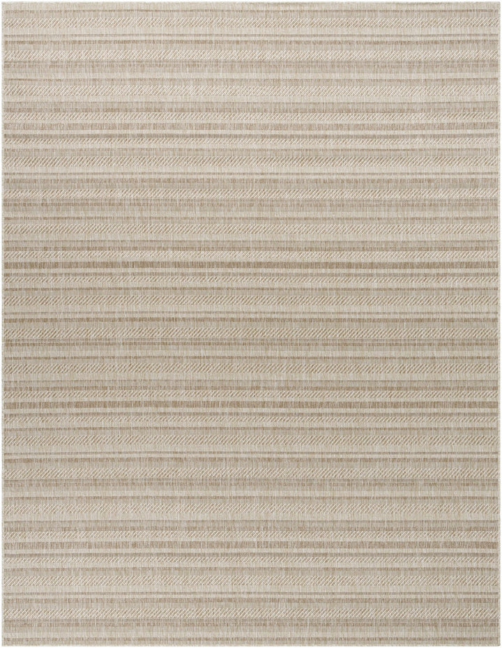 Sultanhisar Contemporary Style Beige Outdoor Area Rug - The Rug Decor