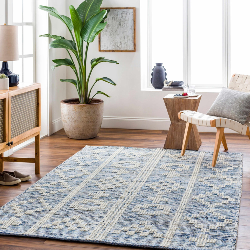Suna Contemporary Gray Geometrical Area Rug - The Rug Decor