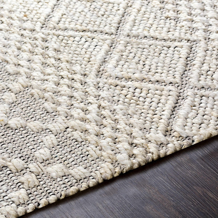 Sungurlu Modern Geometrical Design Ivory Hand Woven Area Rug - The Rug Decor