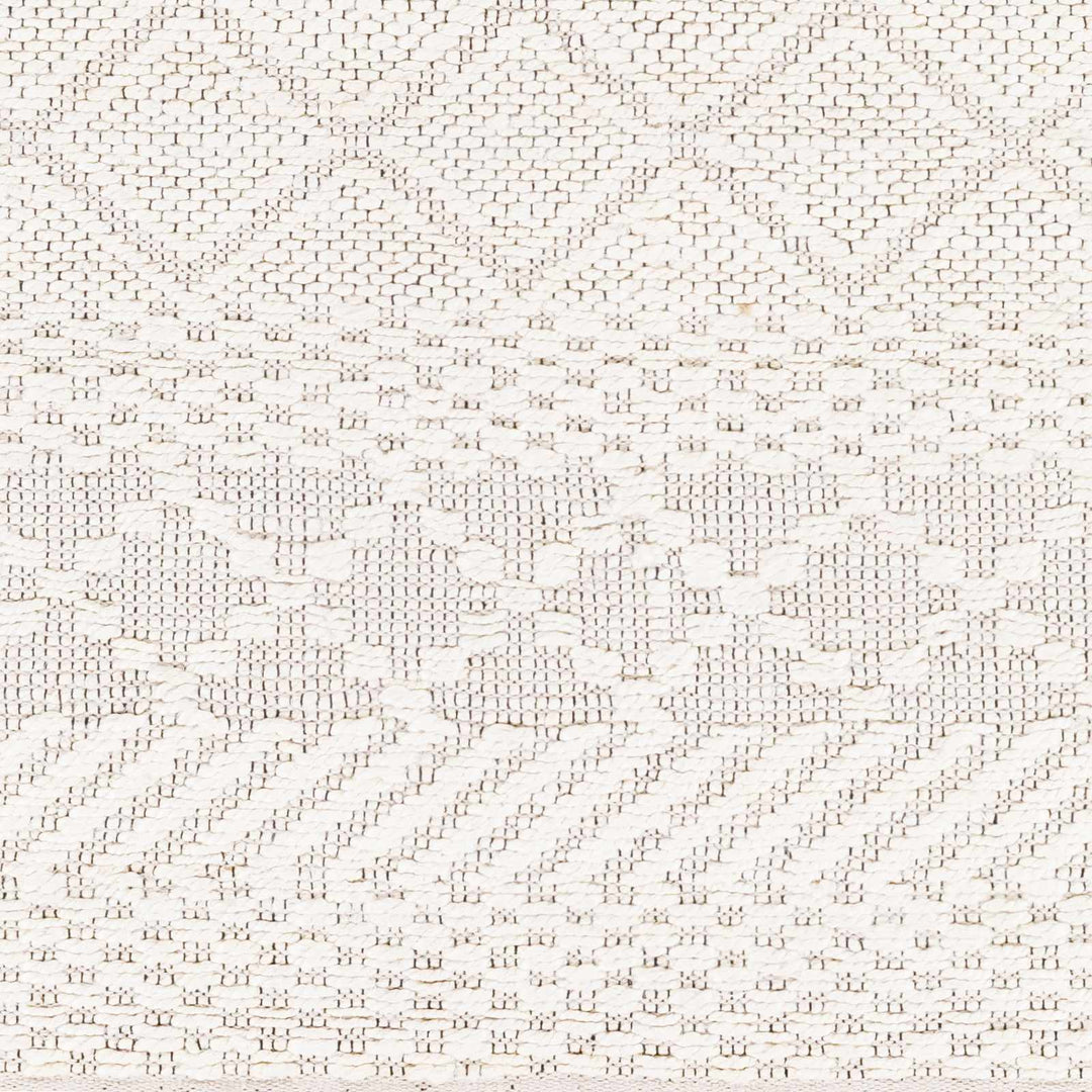 Sungurlu Modern Geometrical Design Ivory Hand Woven Area Rug - The Rug Decor
