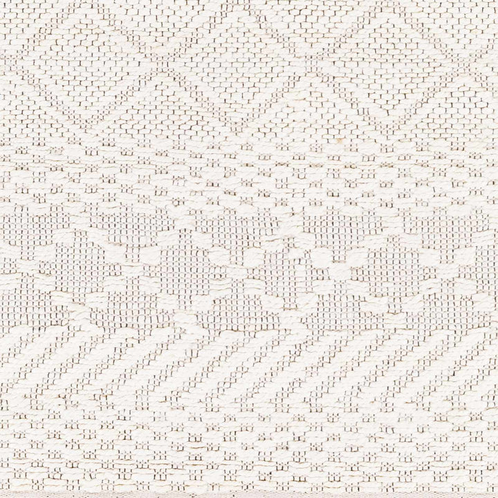 Sungurlu Modern Geometrical Design Ivory Hand Woven Area Rug - The Rug Decor