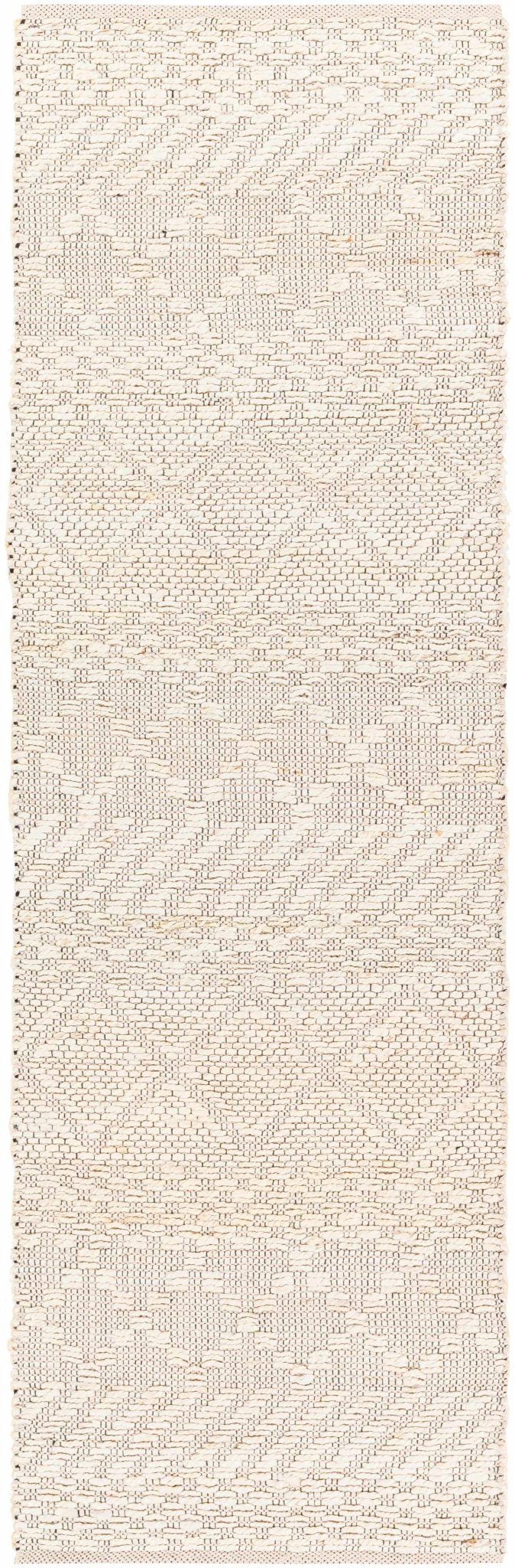 Sungurlu Modern Geometrical Design Ivory Hand Woven Area Rug - The Rug Decor