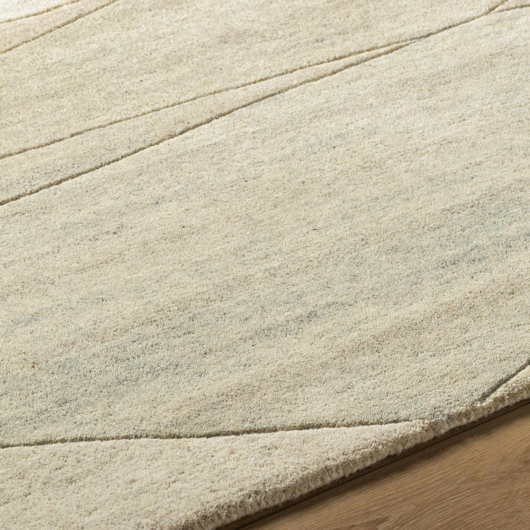 Susie Modern Abstract Design Beige Wool Rug - The Rug Decor