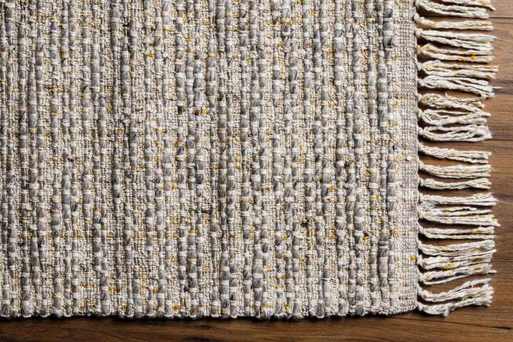 Amiel Modern Solid Design Beige Hand Woven Area Rug