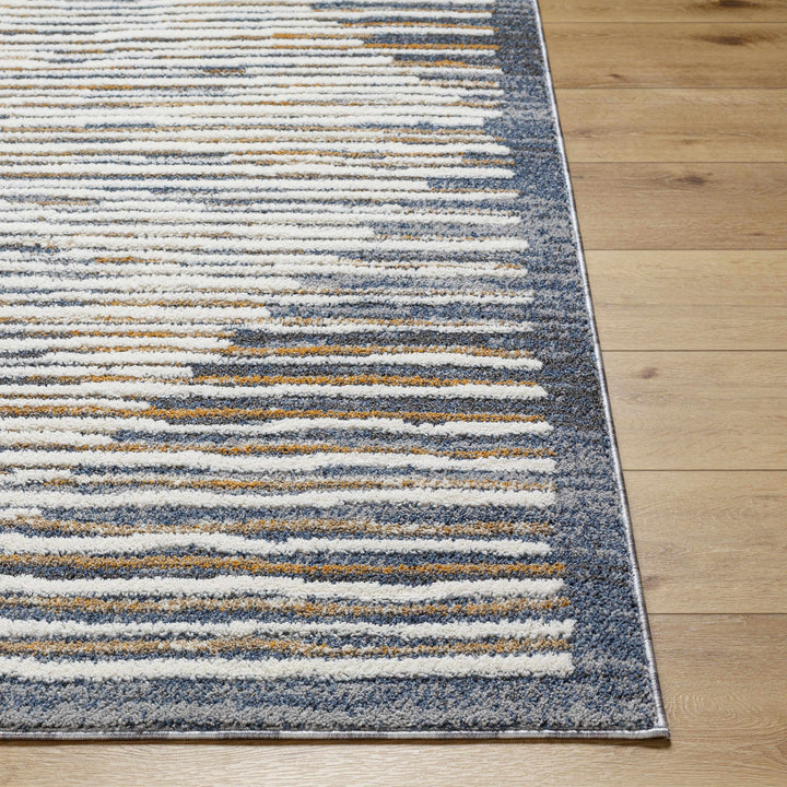Kylar Contemporary Style Gray And Beige Rug