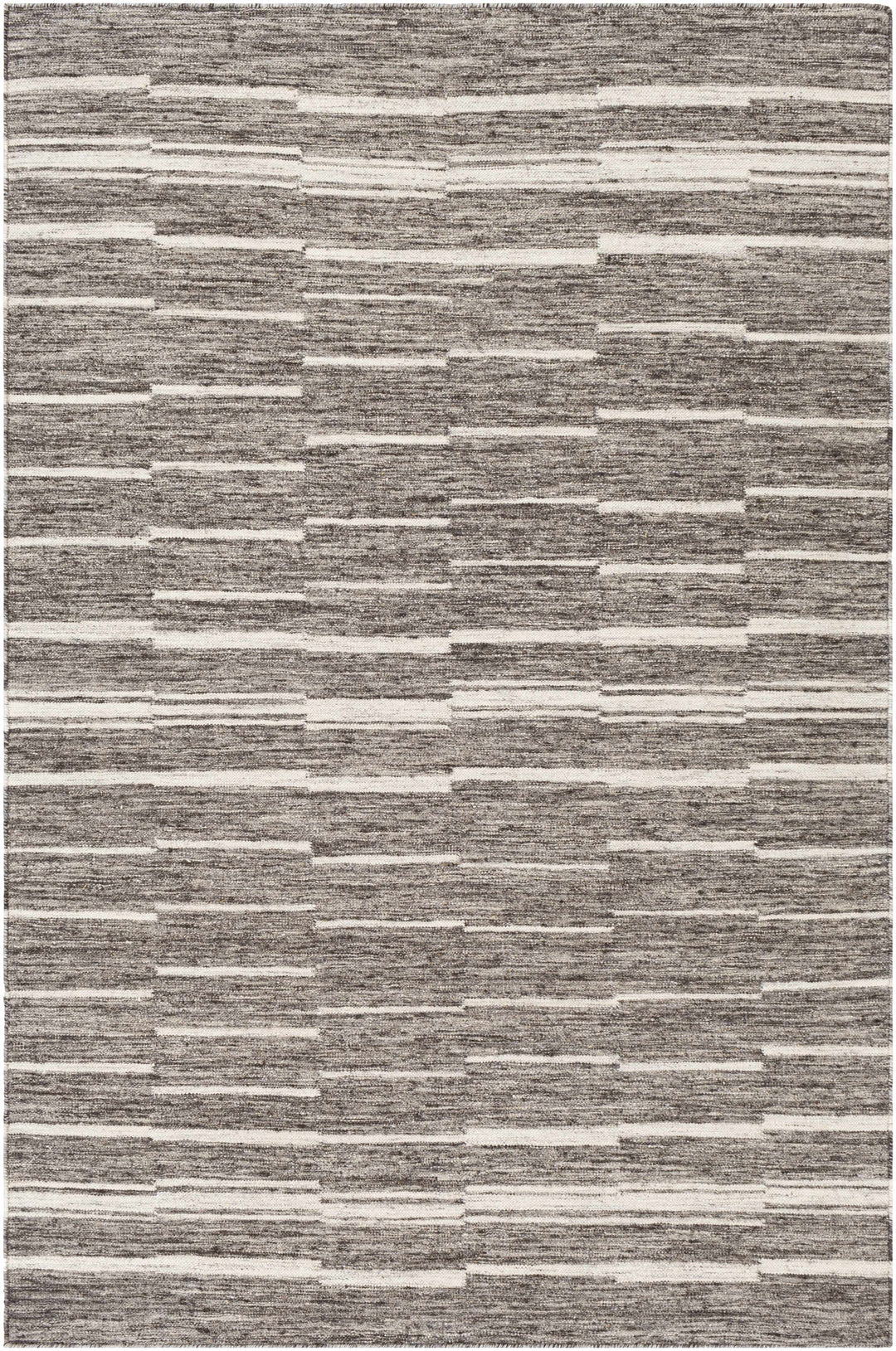 Swavesey Modern Style Brown And Ivory Hand Woven Area Rug