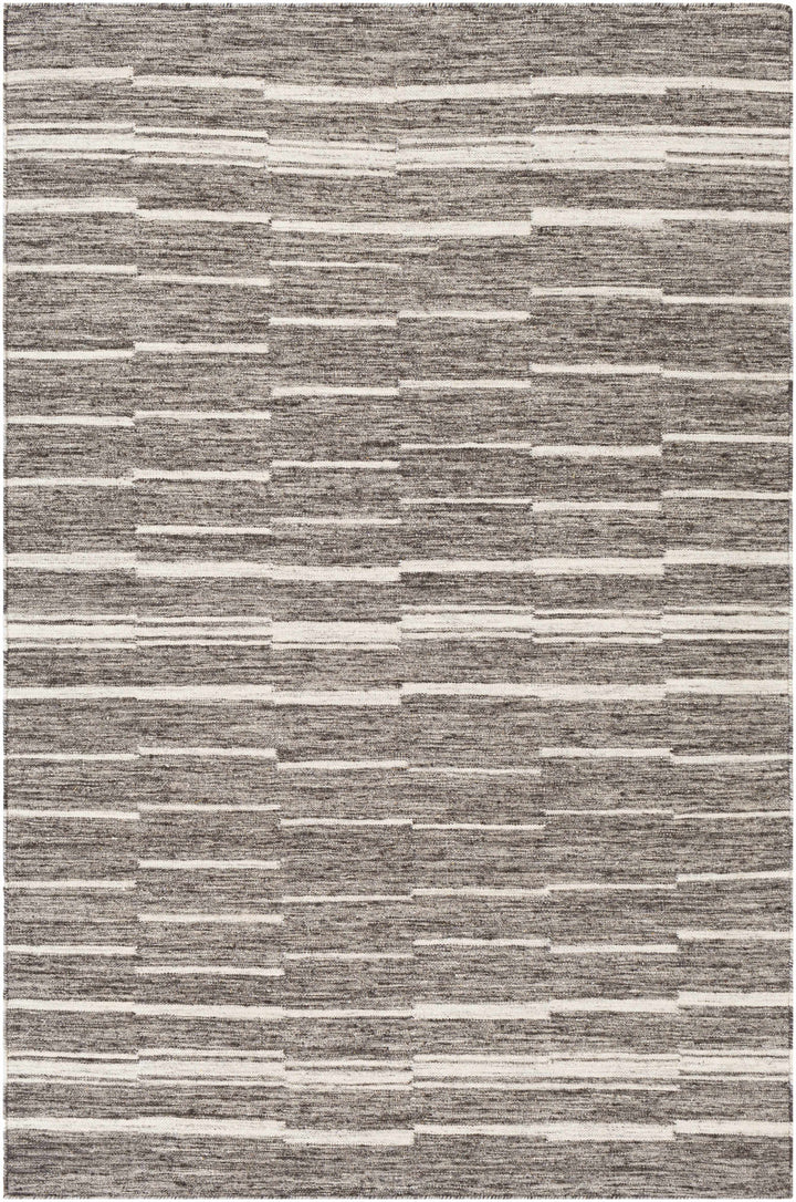 Swavesey Modern Style Brown And Ivory Hand Woven Area Rug