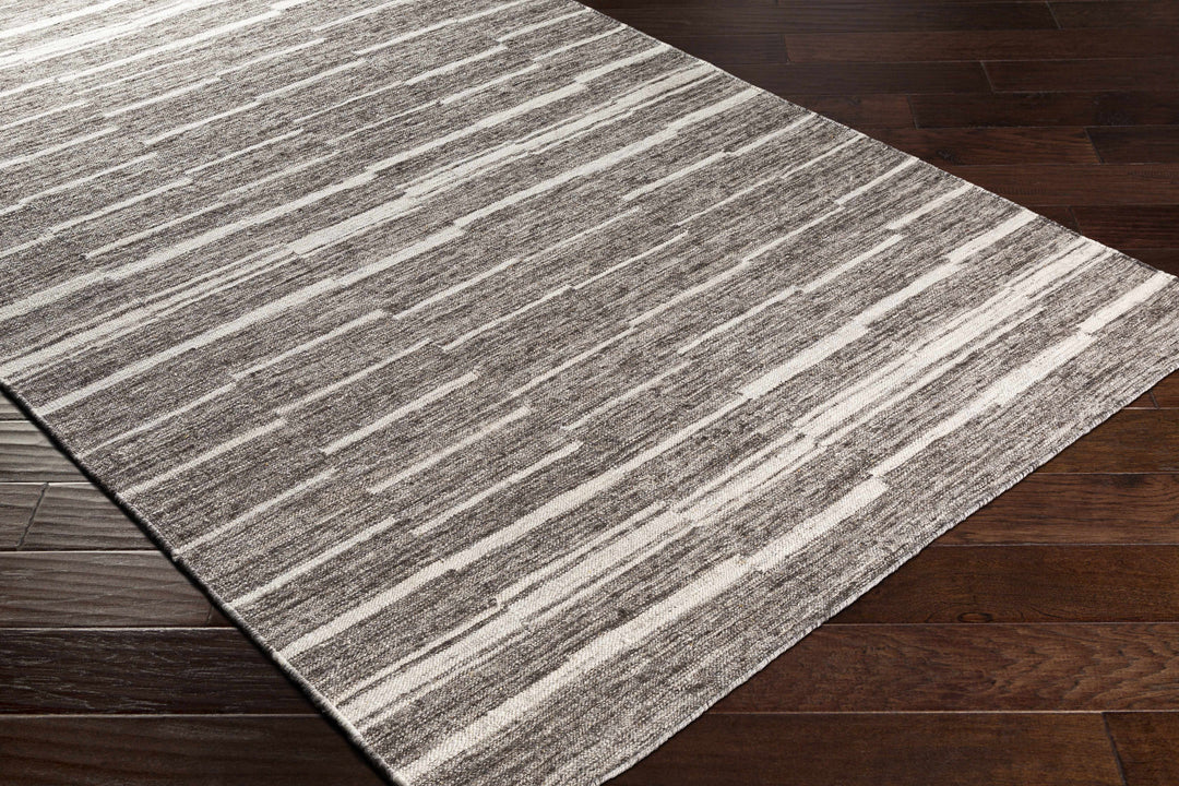 Swavesey Modern Style Brown And Ivory Hand Woven Area Rug