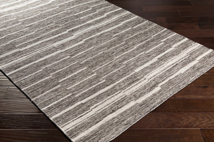 Swavesey Modern Style Brown And Ivory Hand Woven Area Rug