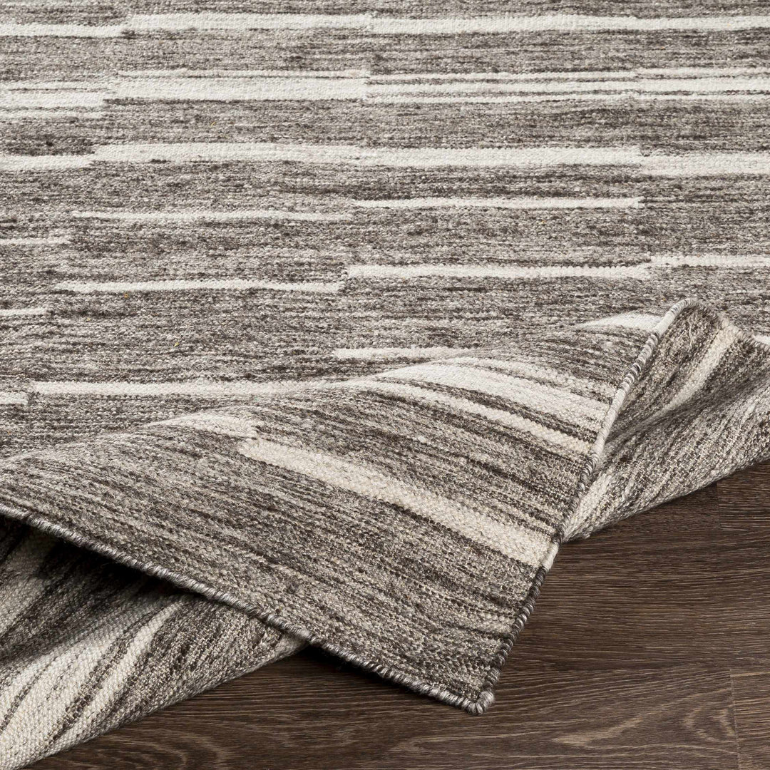 Swavesey Modern Style Brown And Ivory Hand Woven Area Rug