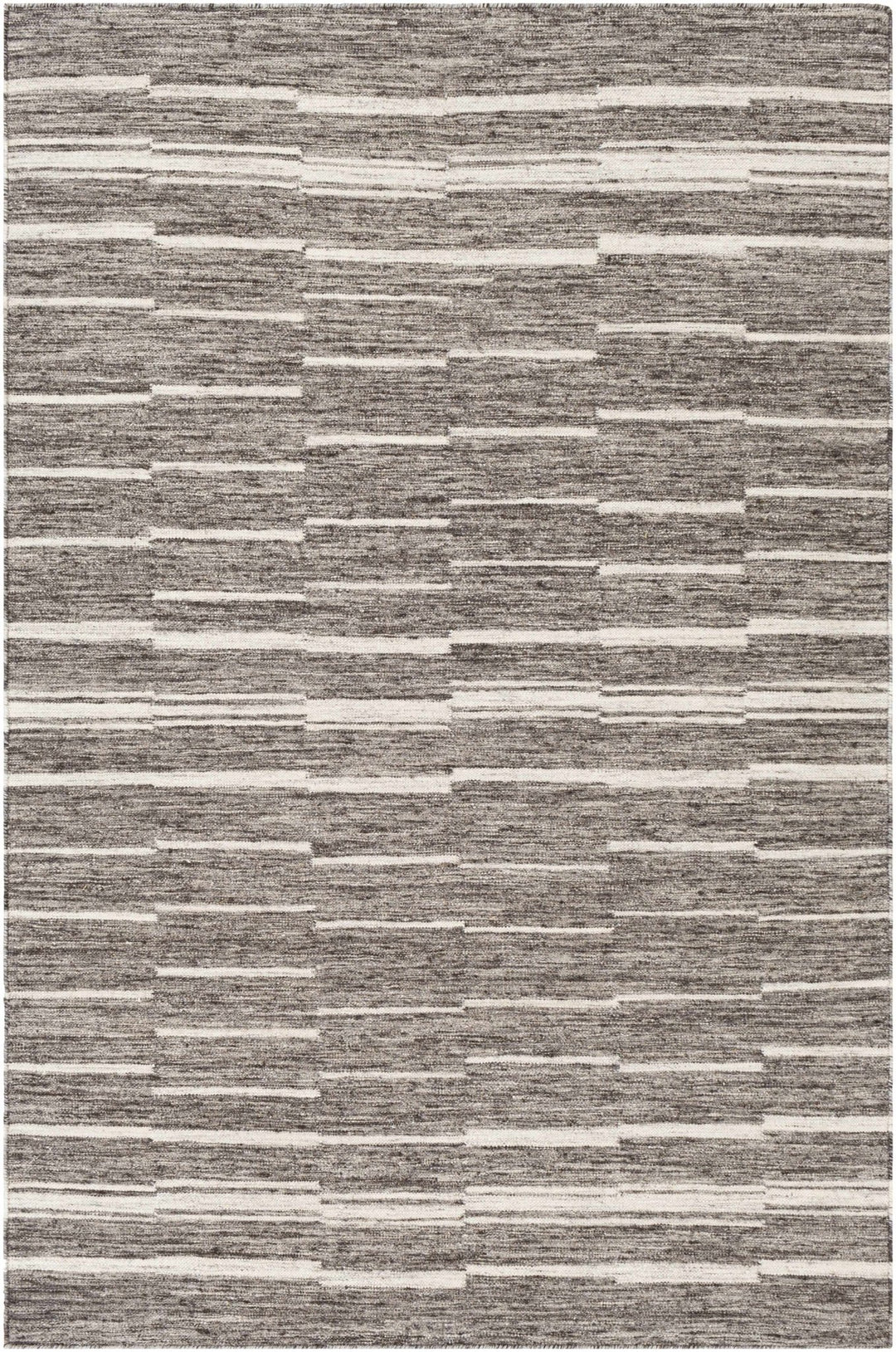 Swavesey Modern Style Brown And Ivory Hand Woven Area Rug - The Rug Decor