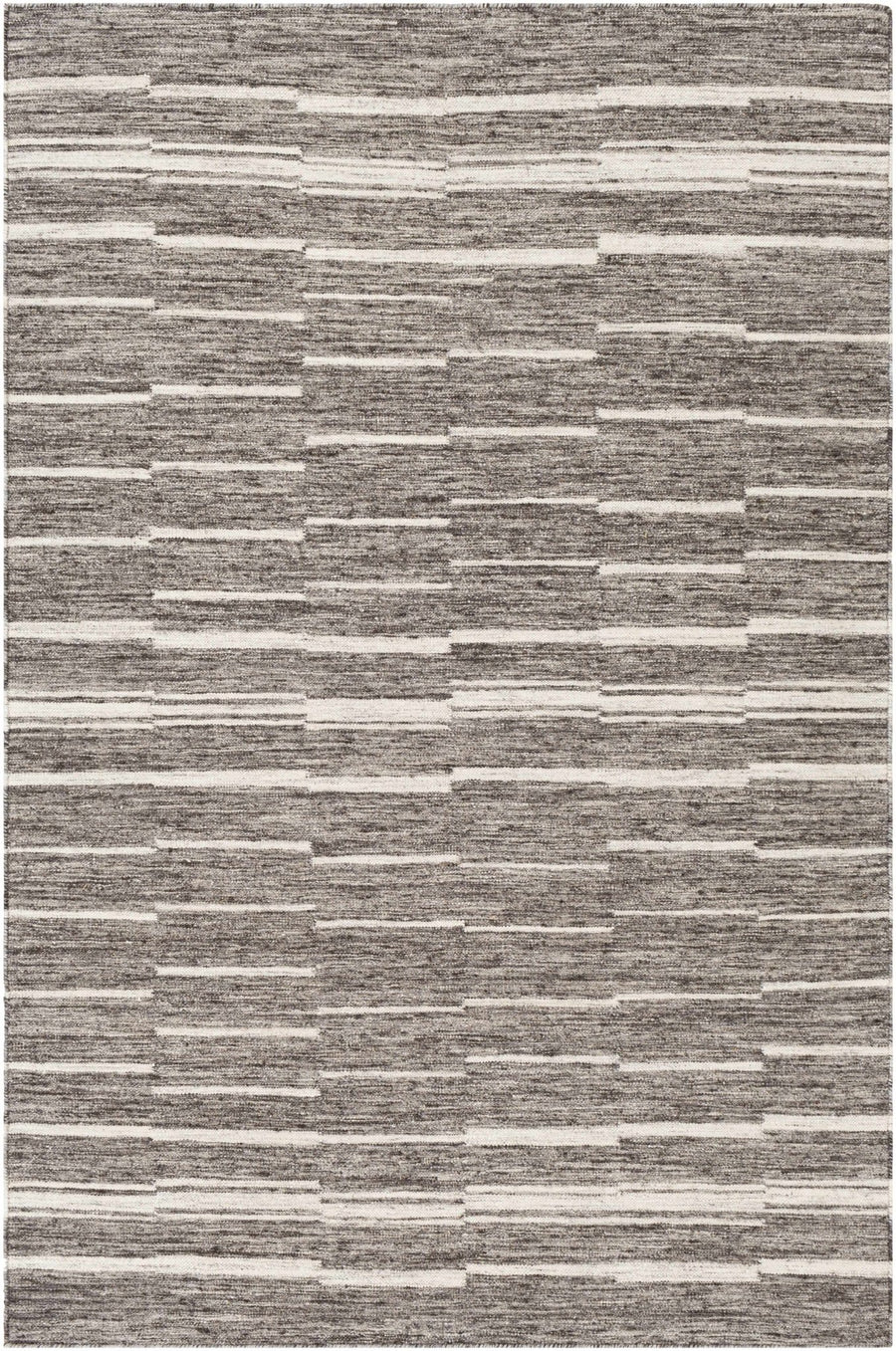 Swavesey Modern Style Brown And Ivory Hand Woven Area Rug - The Rug Decor
