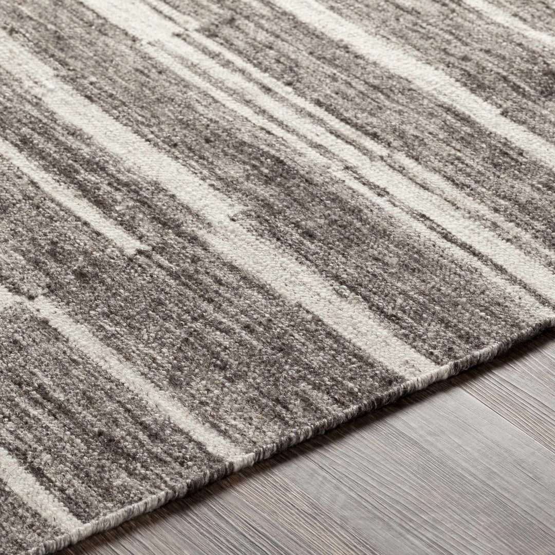 Swavesey Modern Style Brown And Ivory Hand Woven Area Rug - The Rug Decor