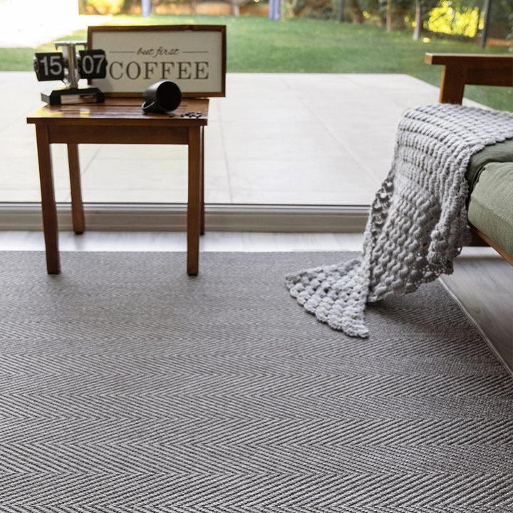 Swift Grey Modern Style Machine Washable Area Rug - The Rug Decor