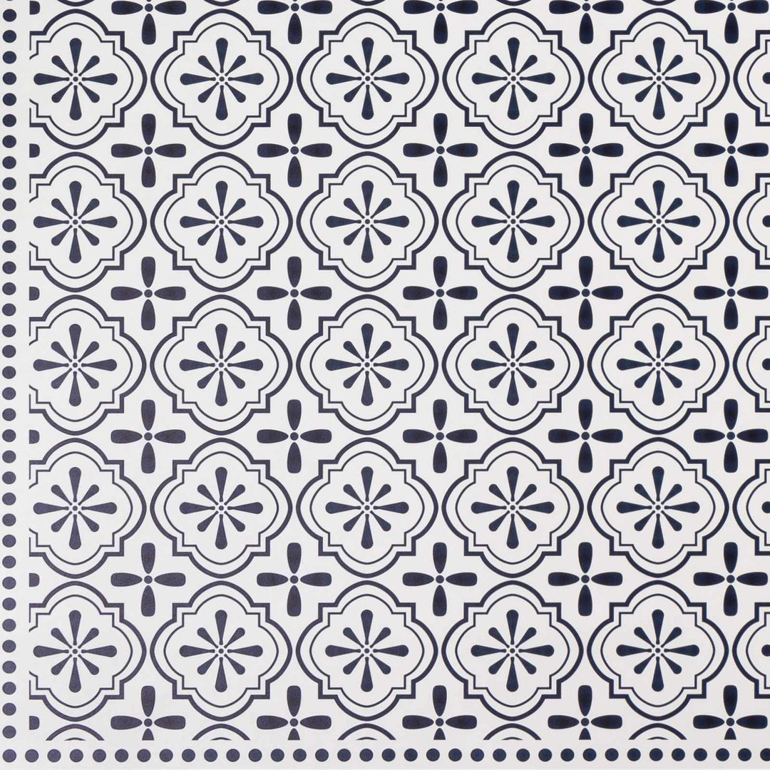 Swisshome White And Blue Modern Geometrical Design Area Rug