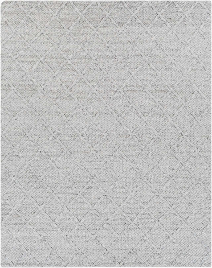 Syosset Gray Modern Style Hand Woven Wool Area Rug - The Rug Decor
