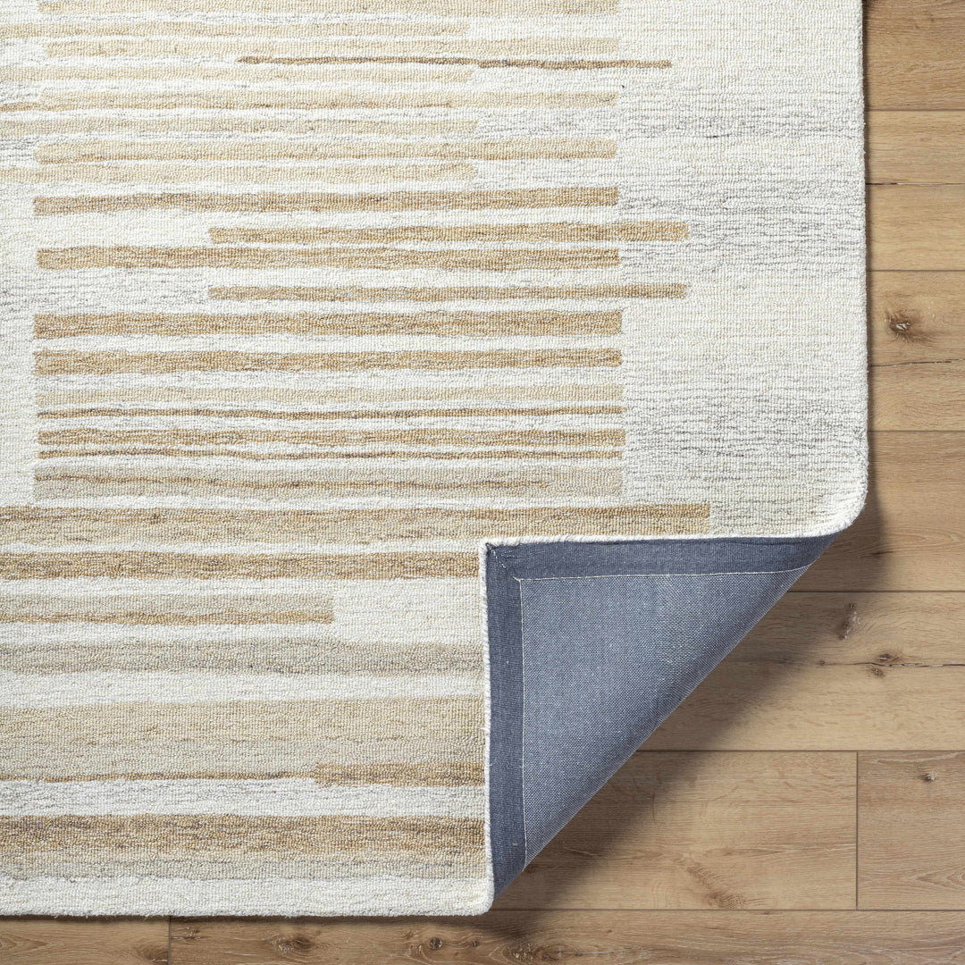 Seung Beige Contemporary Style Hand Tufted Wool Rug