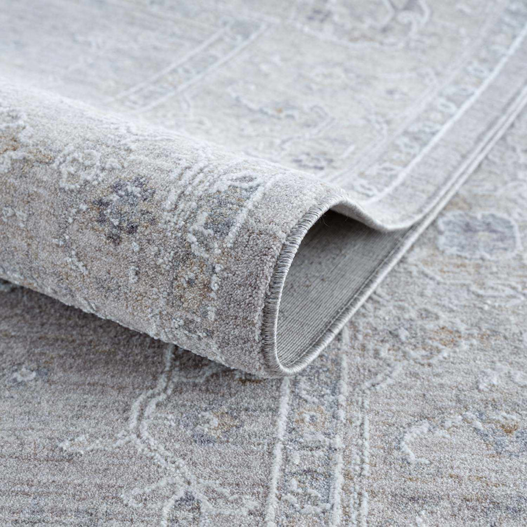 Tahmoor Traditional washed out Style Gray Rug - The Rug Decor
