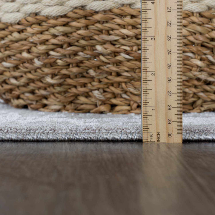 Tahmoor Traditional washed out Style Gray Rug - The Rug Decor