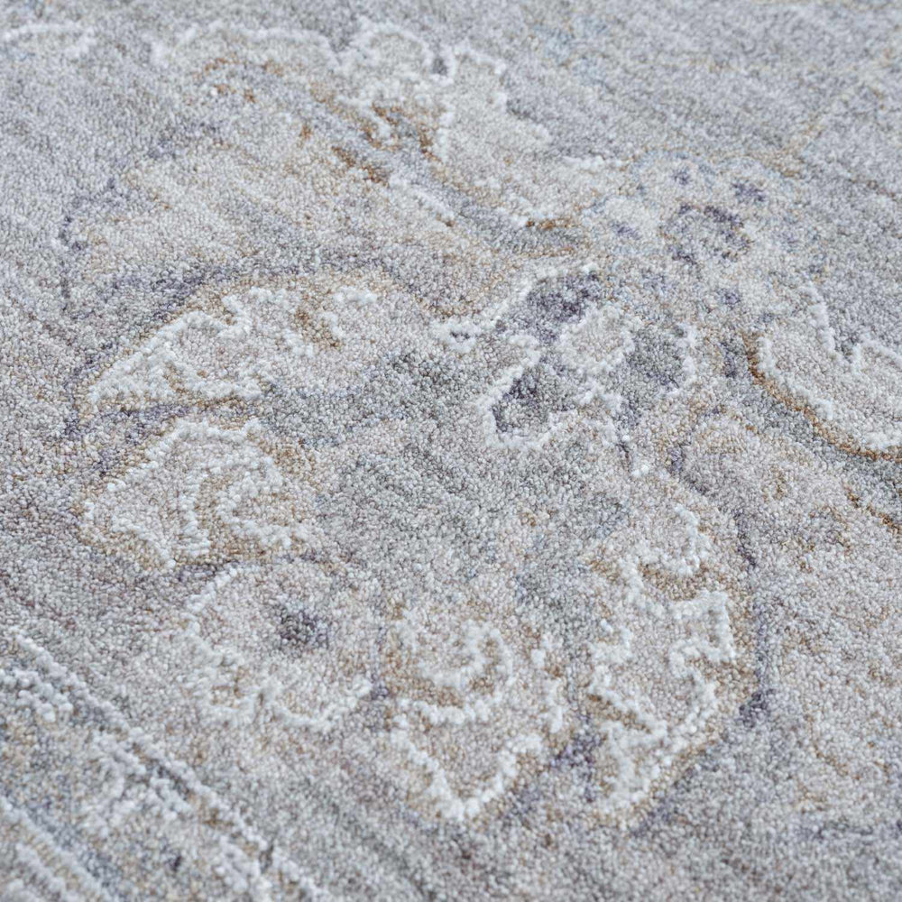Tahmoor Traditional washed out Style Gray Rug - The Rug Decor