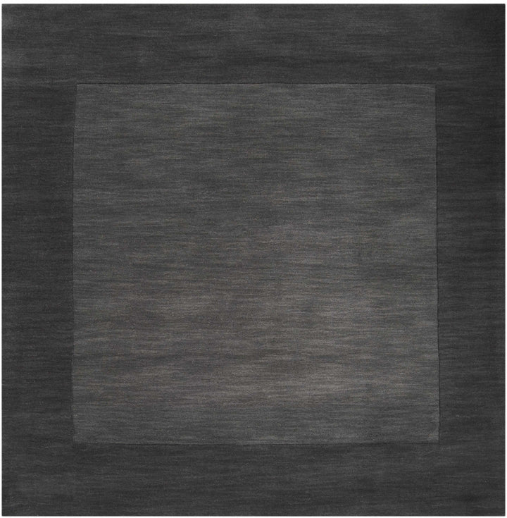 Talmage Charcoal Modern Solid Design Hand Loom Area Rug