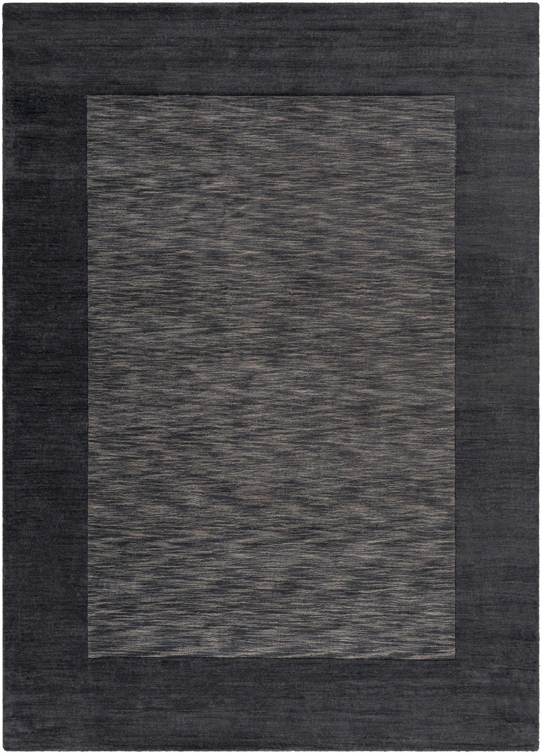 Talmage Charcoal Modern Solid Design Hand Loom Area Rug - The Rug Decor