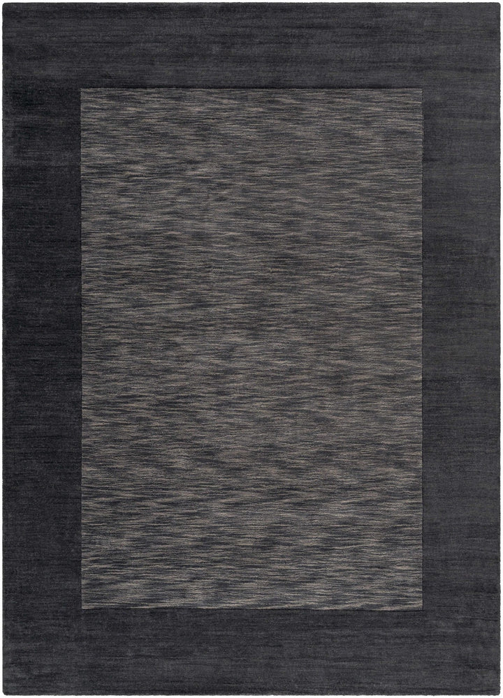 Talmage Charcoal Modern Solid Design Hand Loom Area Rug - The Rug Decor
