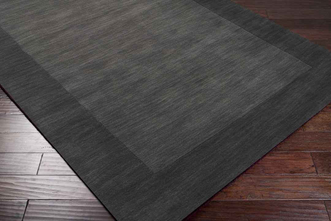 Talmage Charcoal Modern Solid Design Hand Loom Area Rug - The Rug Decor
