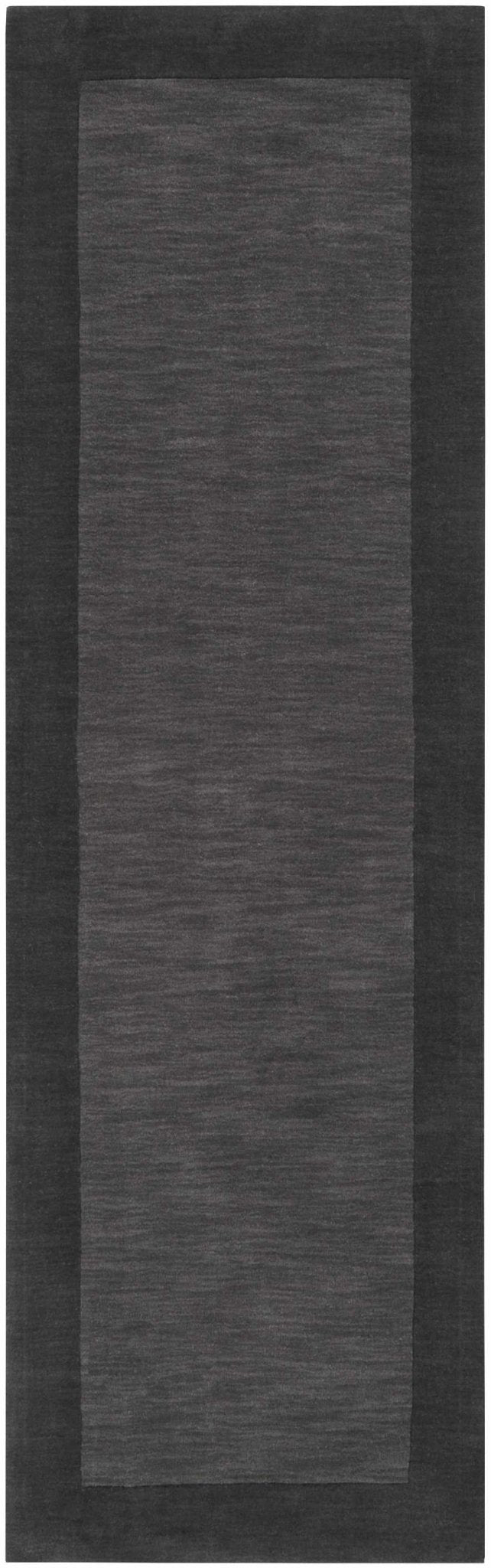 Talmage Charcoal Modern Solid Design Hand Loom Area Rug - The Rug Decor