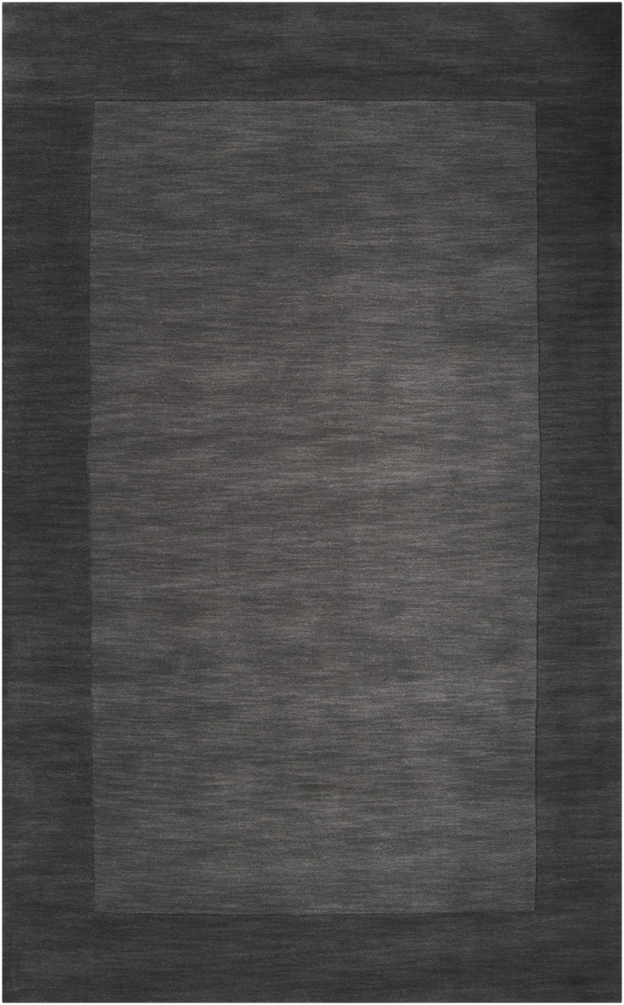 Talmage Charcoal Modern Solid Design Hand Loom Area Rug - The Rug Decor