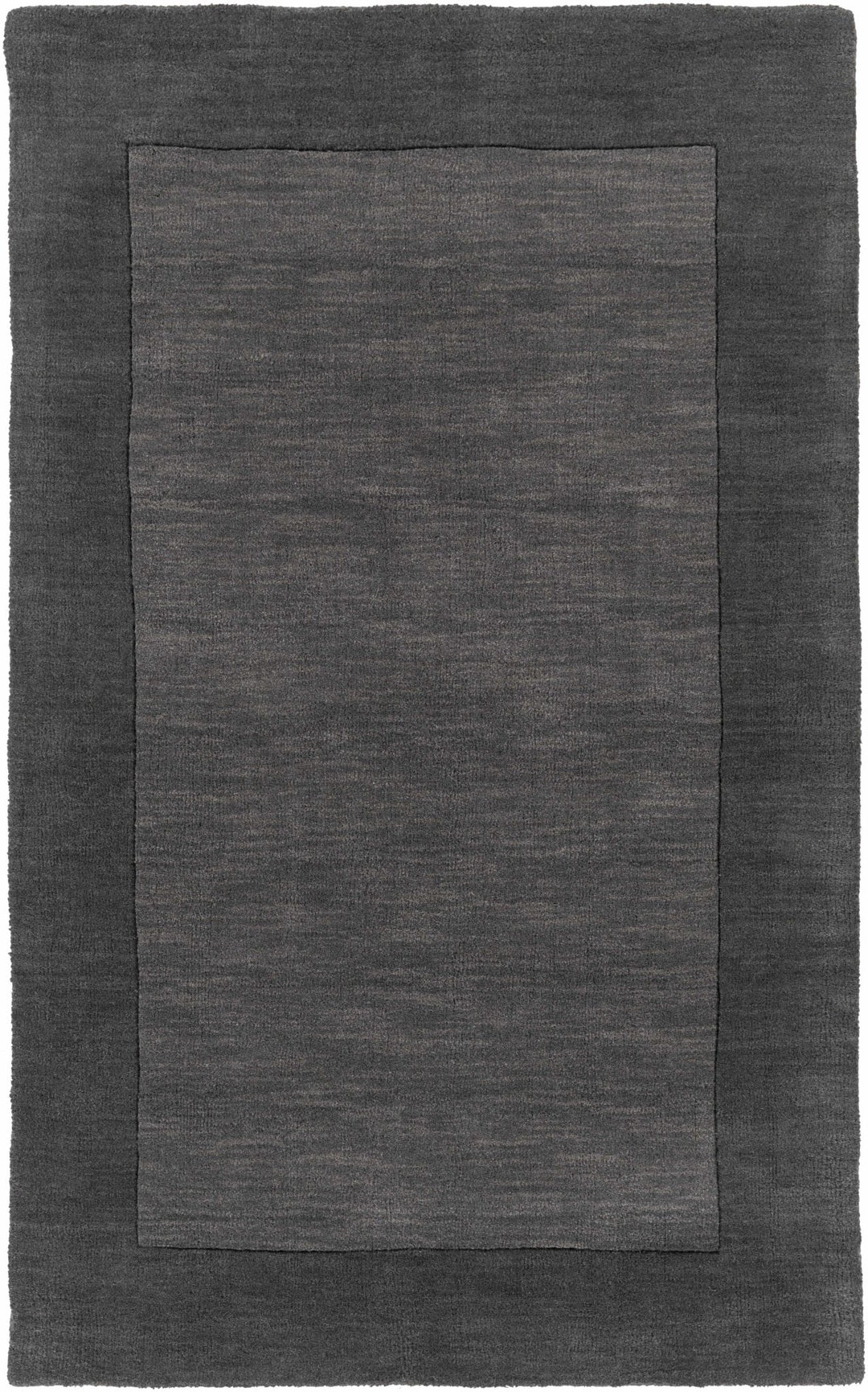 Talmage Charcoal Modern Solid Design Hand Loom Area Rug - The Rug Decor