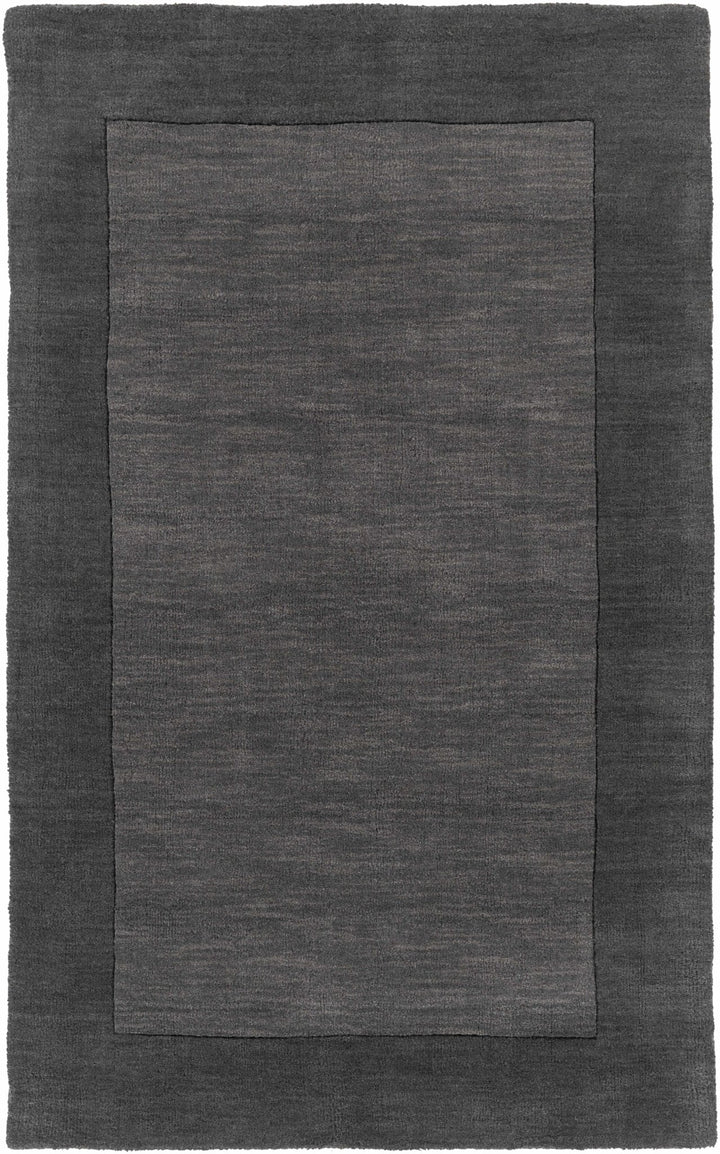Talmage Charcoal Modern Solid Design Hand Loom Area Rug - The Rug Decor