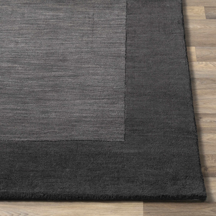 Talmage Charcoal Modern Solid Design Hand Loom Area Rug - The Rug Decor