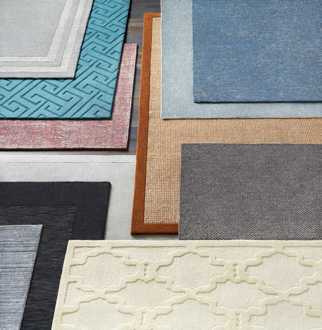 Talmage Charcoal Modern Solid Design Hand Loom Area Rug - The Rug Decor