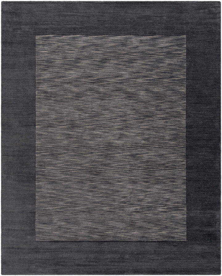 Talmage Charcoal Modern Solid Design Hand Loom Area Rug - The Rug Decor