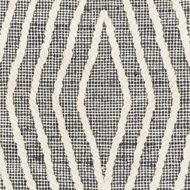 Tamayong Contemporary Gray And Ivory Jute & Wool Rug - The Rug Decor