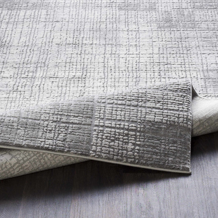 Tamworth Modern Abstract Design Charcoal Area Rug - The Rug Decor