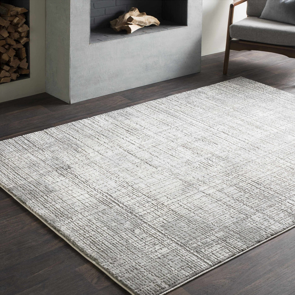 Tamworth Modern Abstract Design Charcoal Area Rug - The Rug Decor
