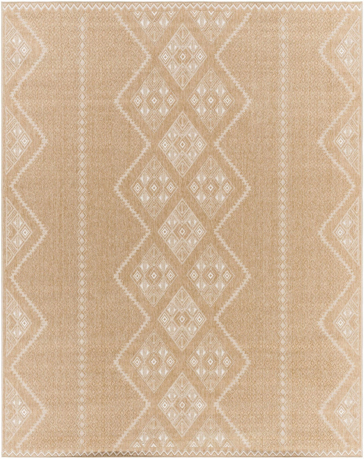 Tan And Beige Traditional Style Jute Rug - The Rug Decor