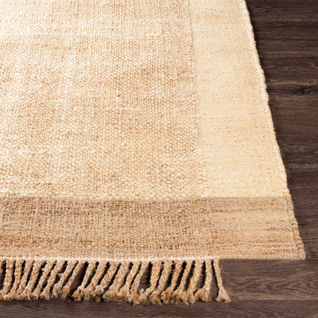 Tan And Brown Modern Style Hand Woven Jute Rug - The Rug Decor