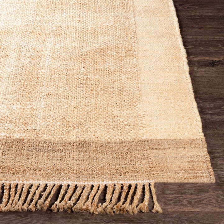 Tan And Brown Modern Style Hand Woven Jute Rug - The Rug Decor