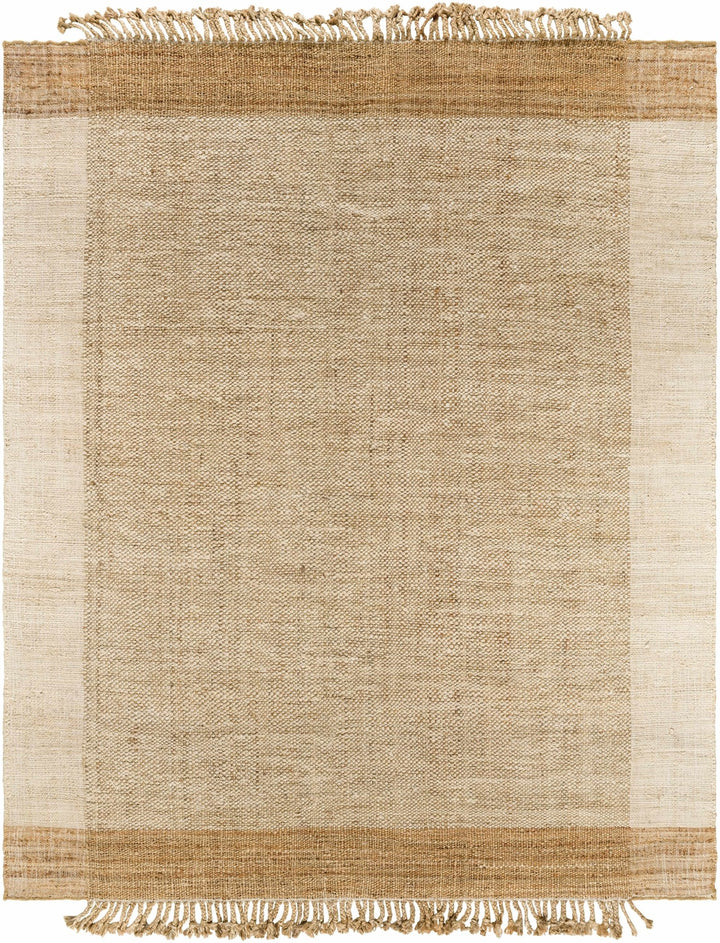 Tan And Brown Modern Style Hand Woven Jute Rug - The Rug Decor