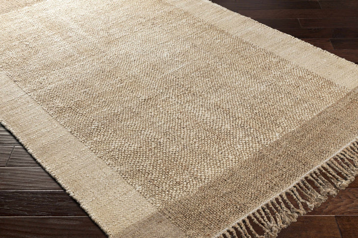 Tan And Brown Modern Style Hand Woven Jute Rug - The Rug Decor