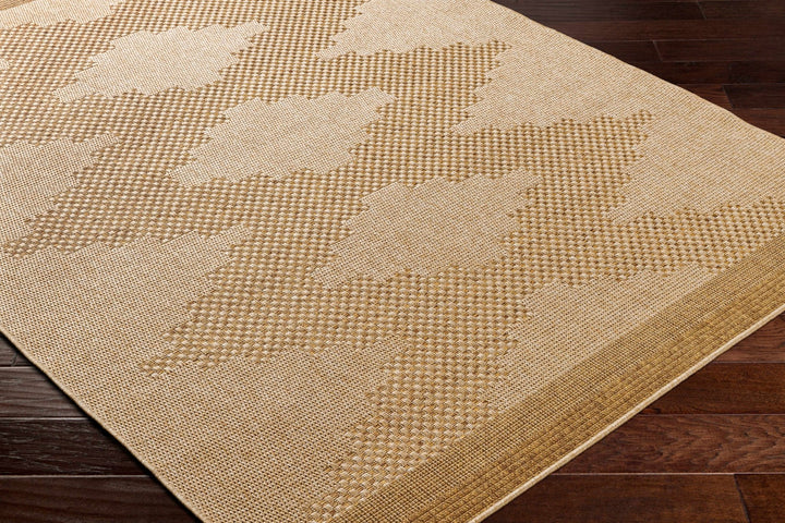 Tan And Brown Modern Style Jute Rug - The Rug Decor