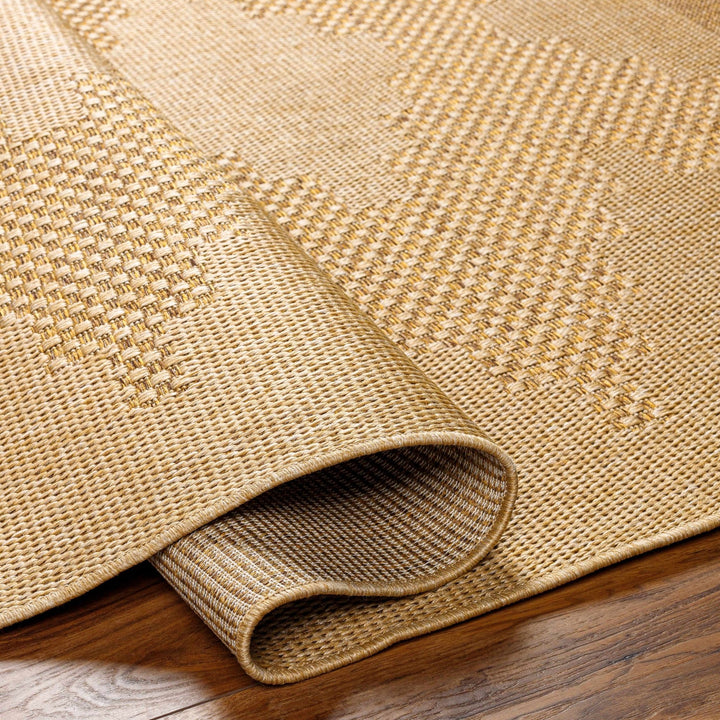 Tan And Brown Modern Style Jute Rug - The Rug Decor