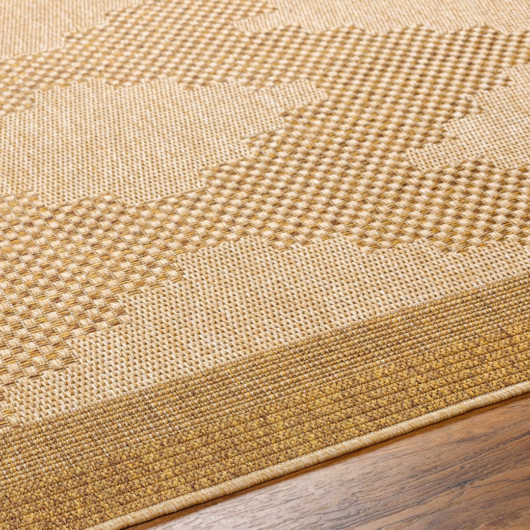 Tan And Brown Modern Style Jute Rug - The Rug Decor