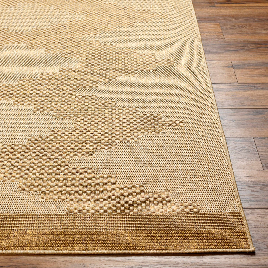 Tan And Brown Modern Style Jute Rug - The Rug Decor