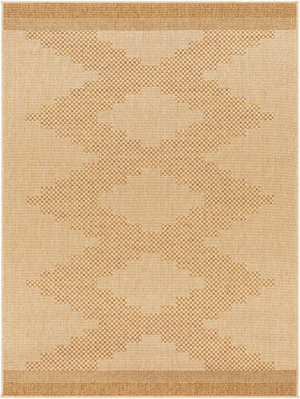 Tan And Brown Modern Style Jute Rug - The Rug Decor