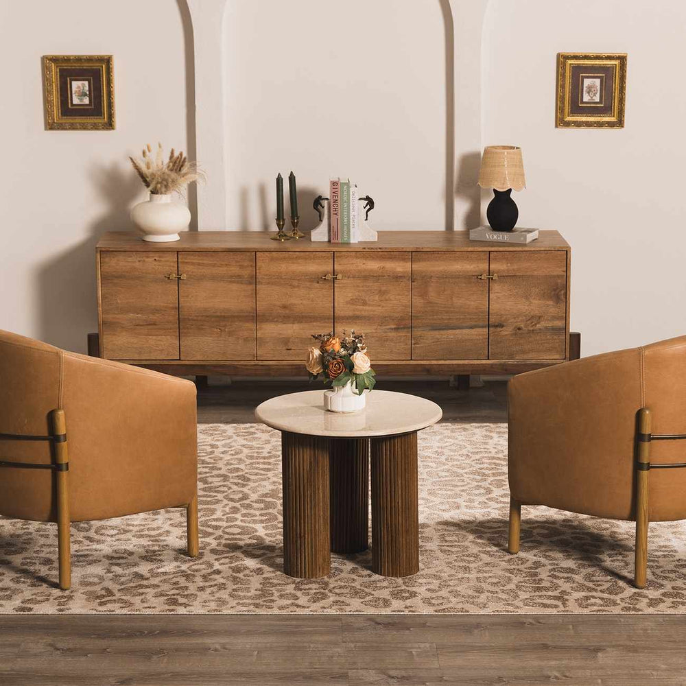 Tan Bonhill Leopard Print Area Rug - The Rug Decor